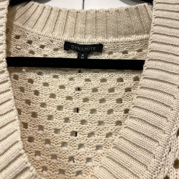 Dynamite long sleeve open stitch sweater - Picture 3 of 4